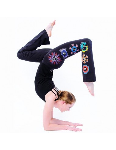 Pantalon yoga femme Chakras Kundalini pas chere