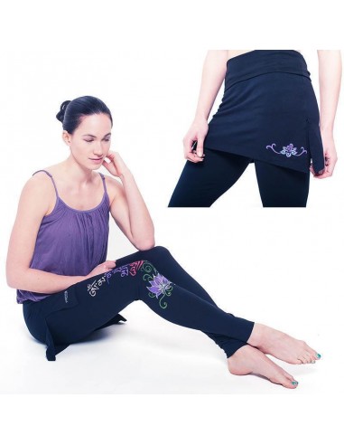 Legging yoga - Legging jupe noir Bouddha mantra livraison et retour toujours gratuits