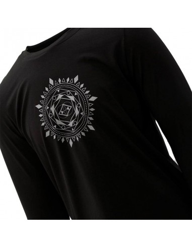 Tee shirt yoga homme manches longues Bio certifié GOTS - Mandala français