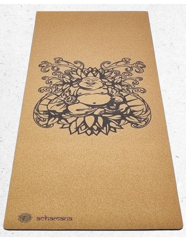 Tapis de yoga liège & latex - épaisseur 5 mm - Bouddha rieur suggérées chez