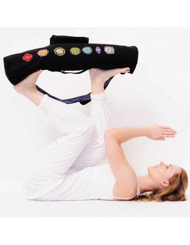 Sac tapis de yoga - Sept chakras de pas cher