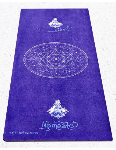 Tapis de yoga indigo antidérapant épaisseur 6mm Namasté Les magasins à Paris