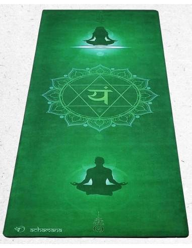 Tapis de yoga écologique 5mm - Confort postures - Anahata les muscles