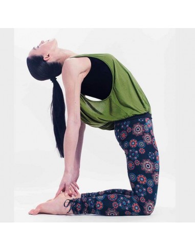 Débardeur yoga confort flow olive ou violet Les êtres humains sont 