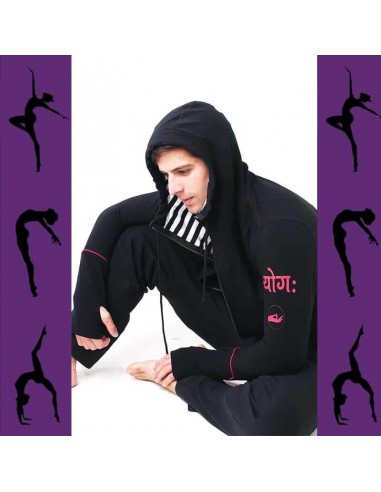 Hooded Om yoga jacket - Yoga spirit livraison et retour toujours gratuits