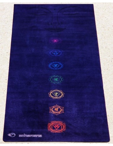 Tappetino yoga antiscivolo - comfort - 7 chakra Spirito del Buddha commande en ligne