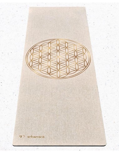 Tappetino da yoga in canapa Flower of Life - 4,5 x 610 x 1830 le des métaux précieux