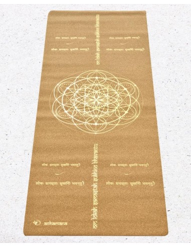 Tapis de yoga de voyage mantra de la Paix pas cher 