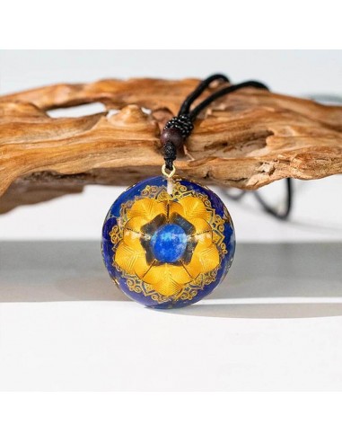 Pendentif orgone Fleur de Lotus - Lapis-lazuli Comment ça marche